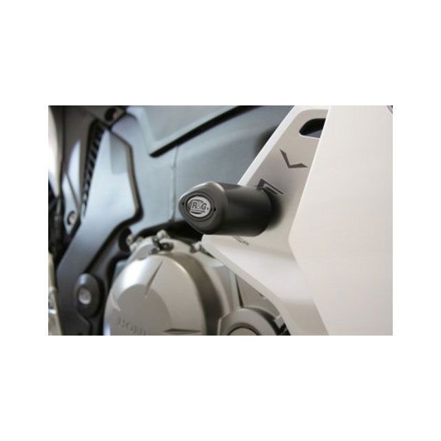 アールアンドジー VFR1200F/DCT海外 エアロクラッシュプロテクター ブラック R&G_1