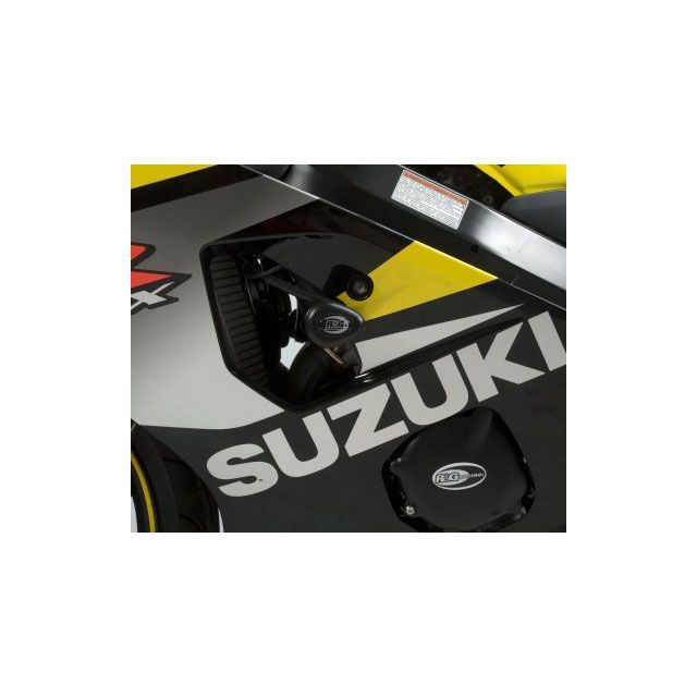 アールアンドジー GSX-R600/750 K4-K5 エアロクラッシュプロテクター ブラック R&G_3