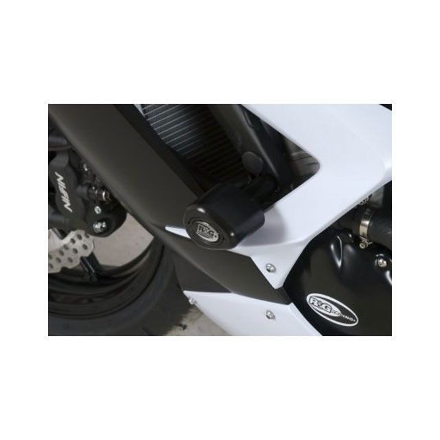 アールアンドジー ZX-6R 636 エアロクラッシュプロテクター ブラック R&G_3