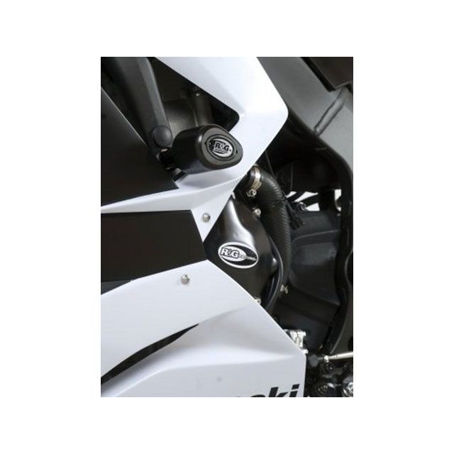アールアンドジー ZX-6R 636 エアロクラッシュプロテクター ブラック R&G_4