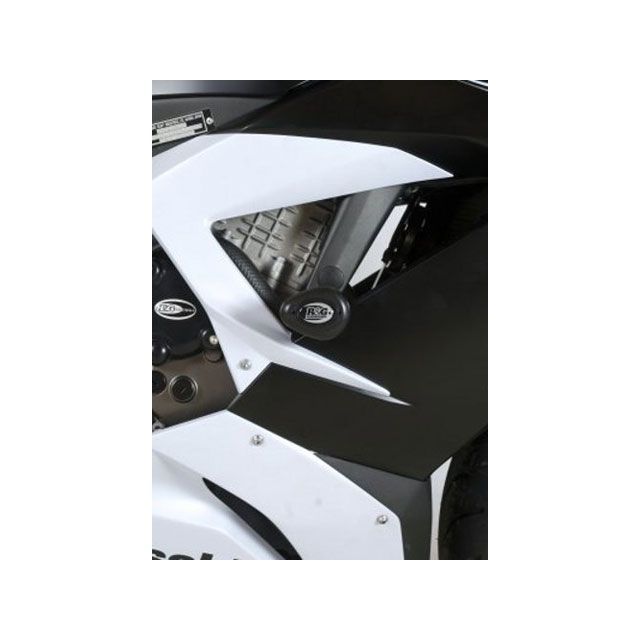 アールアンドジー ZX-6R 636 エアロクラッシュプロテクター ブラック R&G_5