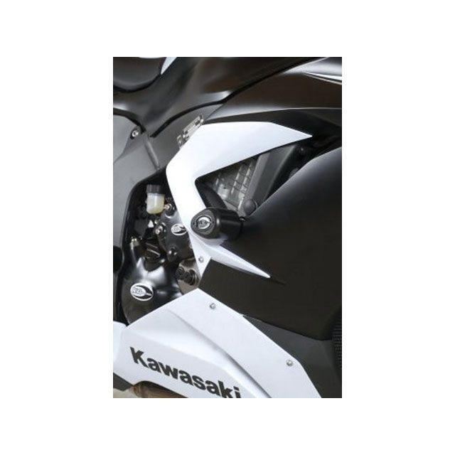 アールアンドジー ZX-6R 636 エアロクラッシュプロテクター ブラック R&G_6