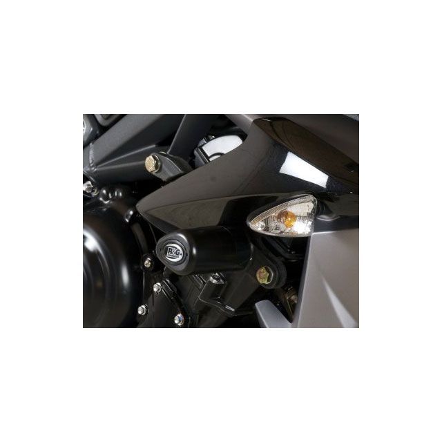 アールアンドジー Street Triple675RX Street Triple675 エアロクラッシュプロテクター ブラック R&amp;G