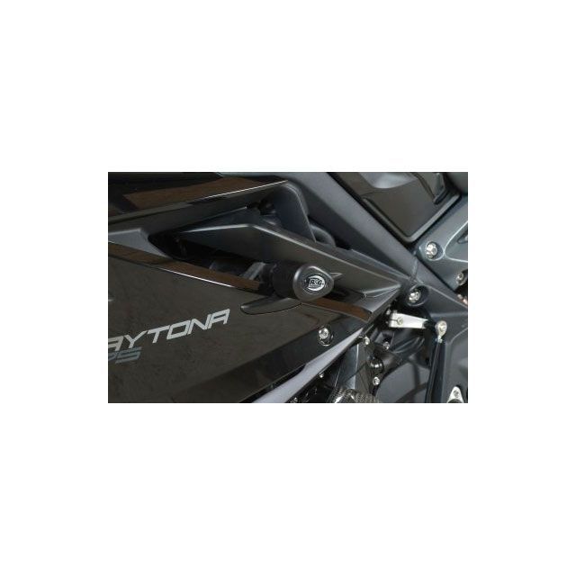 アールアンドジー Daytona675 エアロクラッシュプロテクター ブラック R&amp;G
