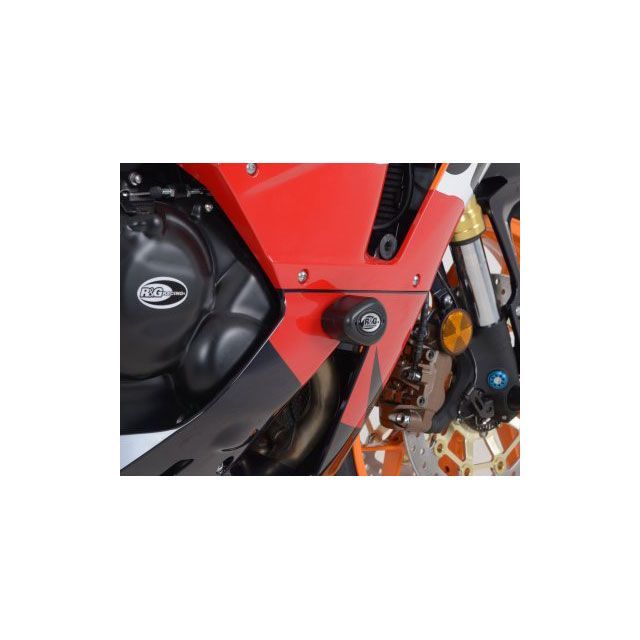 アールアンドジー CBR600RR エアロクラッシュプロテクター ブラック