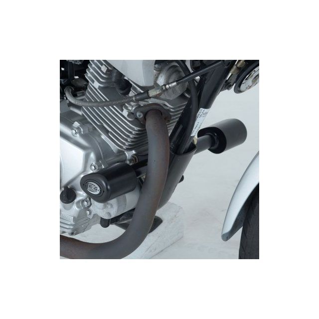 アールアンドジー YBR125 エアロクラッシュプロテクター ブラック R&amp;G