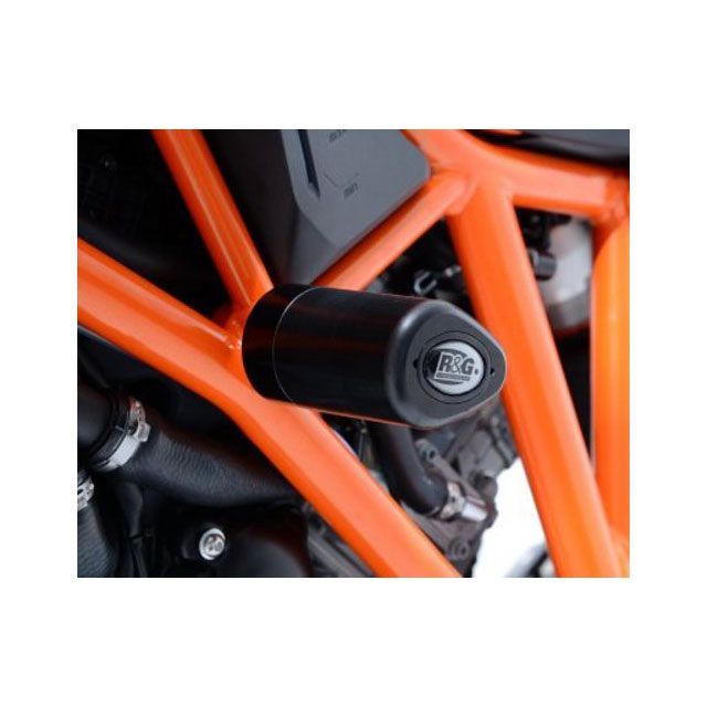 アールアンドジー 1290 Super Duke エアロクラッシュプロテクター ブラック R&G