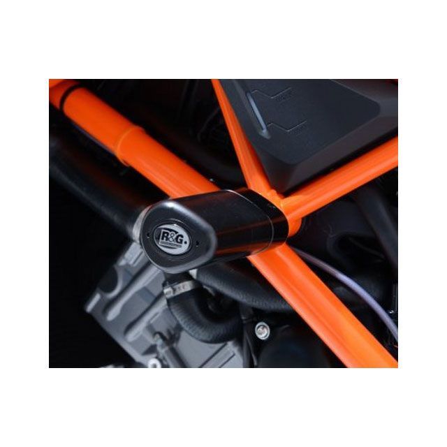 アールアンドジー 1290 Super Duke エアロクラッシュプロテクター ブラック R&G_3