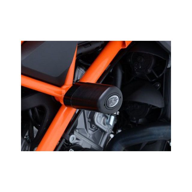 アールアンドジー 1290 Super Duke エアロクラッシュプロテクター ブラック R&G_5