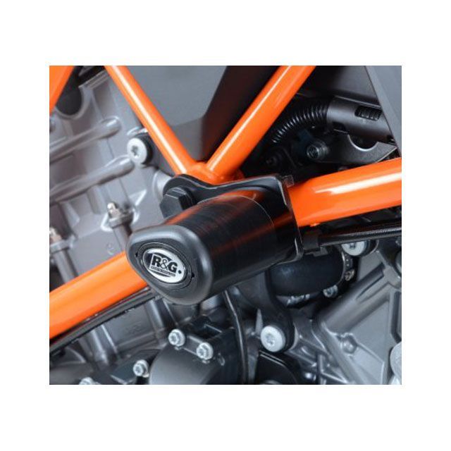 アールアンドジー 1290 Super Duke エアロクラッシュプロテクター ブラック R&amp;G