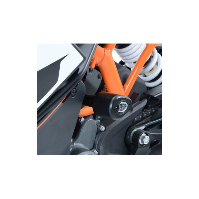 アールアンドジー RC125/200/390 エアロクラッシュプロテクター ホワイト R&amp;G