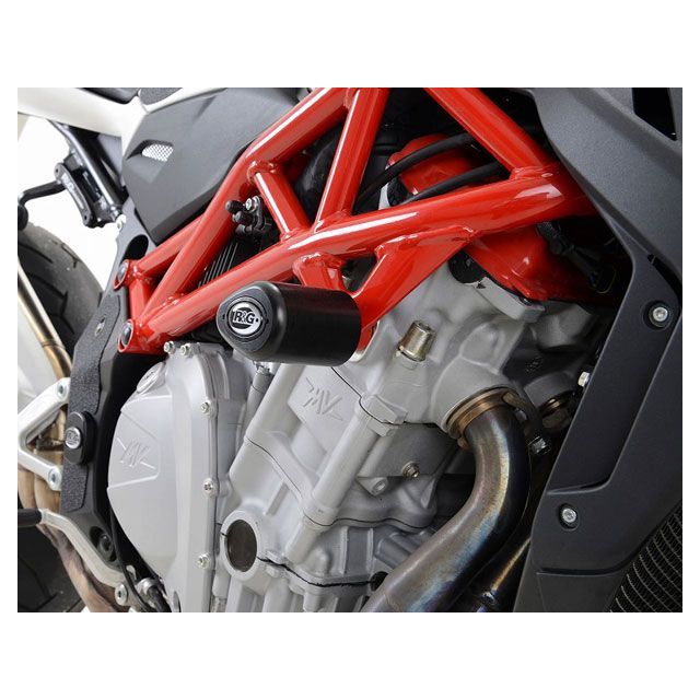 アールアンドジー Brutale 1090 エアロクラッシュプロテクター ホワイト R&G