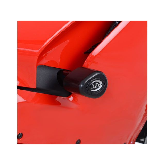 アールアンドジー Panigale V4/V4S/Speciale エアロクラッシュプロテクター ブラック R&G バイクの通販は