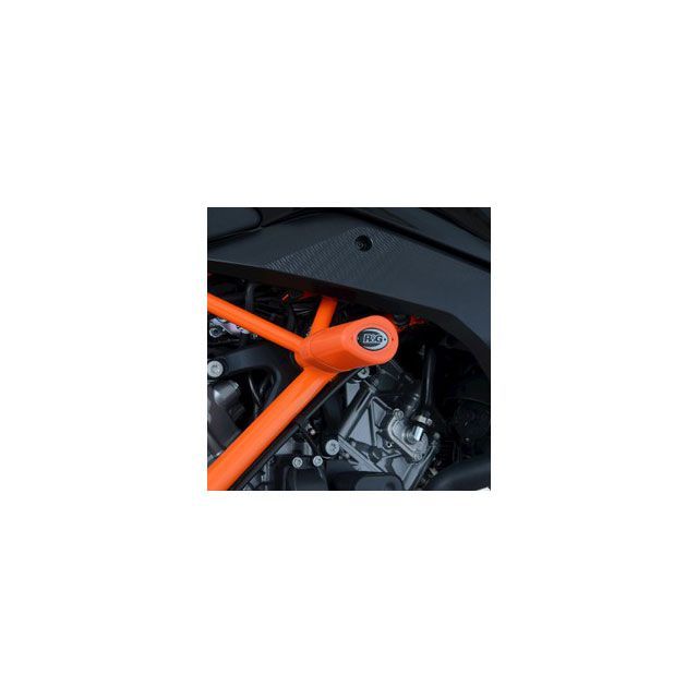 アールアンドジー 1290Super Duke（R） エアロクラッシュプロテクター オレンジ R&amp;G