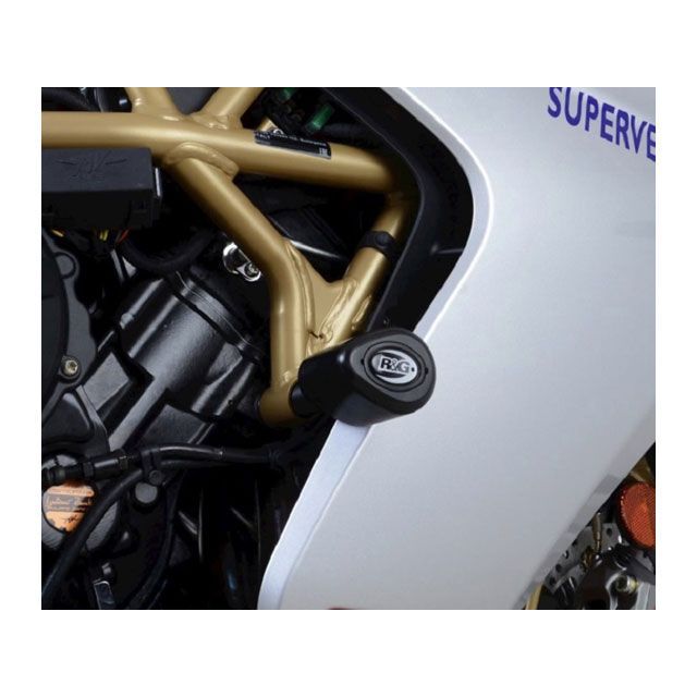 アールアンドジー 800Superveloce エアロクラッシュプロテクター ブラック R&G
