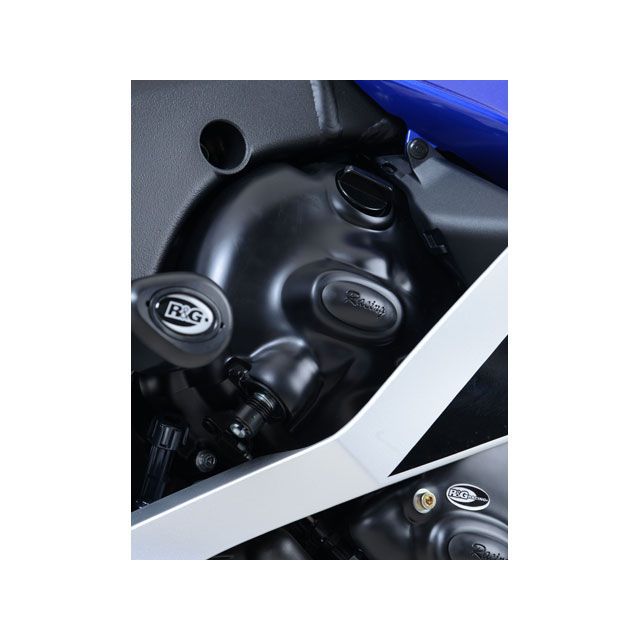アールアンドジー YZF-R6 エンジンケースカバー レーシング 右側（ブラック） R&amp;G
