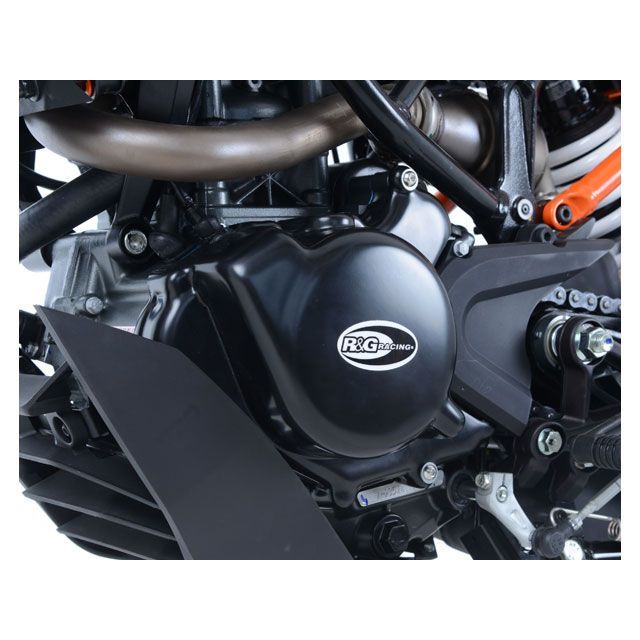 アールアンドジー 125DUKE RC125 エンジンケースカバーセット ブラック R&amp;G