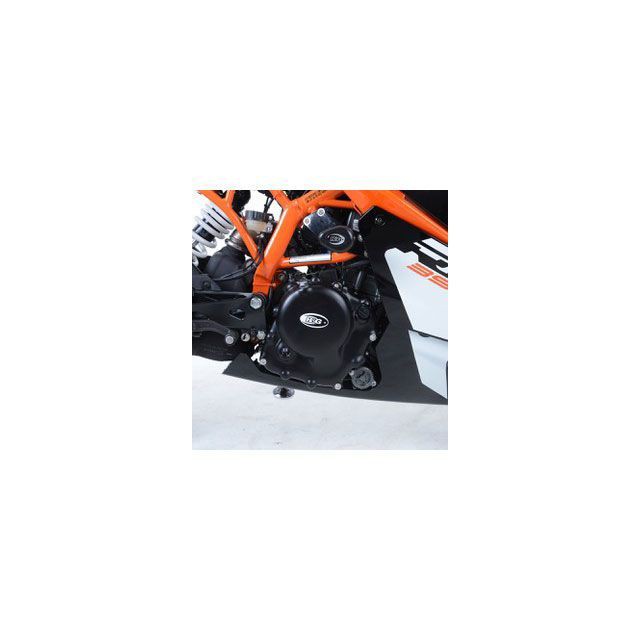 アールアンドジー RC390 エンジンケースカバーセット ブラック R&G バイク