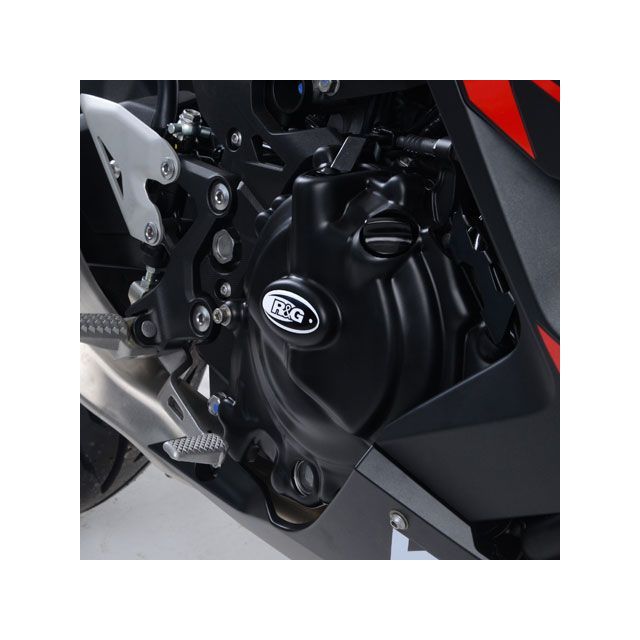 アールアンドジー Ninja250/400 エンジンケースカバーセット ブラック R&G バイクの通販は