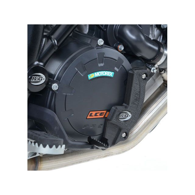 アールアンドジー 1190Adventure 1290Super Adventure エンジンケーススライダー右 ブラック R&G バイクの通販は