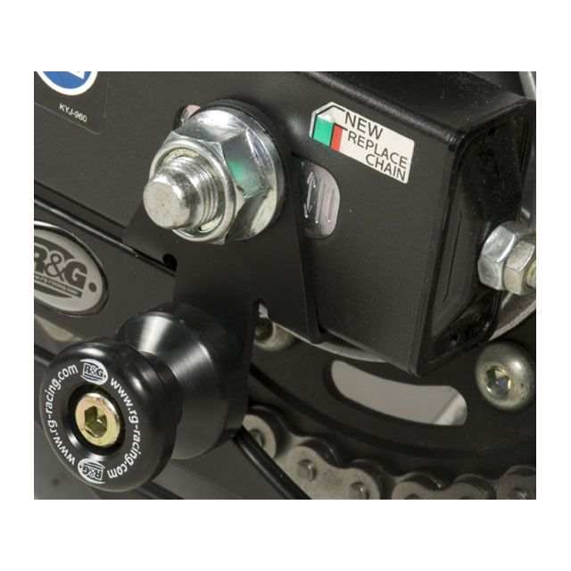 アールアンドジー CBR250R CBR300R オフセットコットンリール ブラック R&amp;G