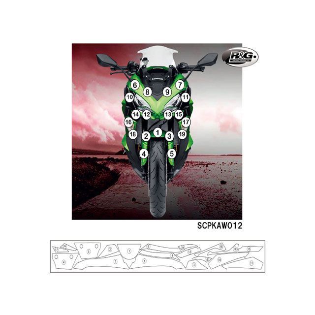アールアンドジー NNJA1000SX Z1000SX セカンドスキン R&G 17,334円