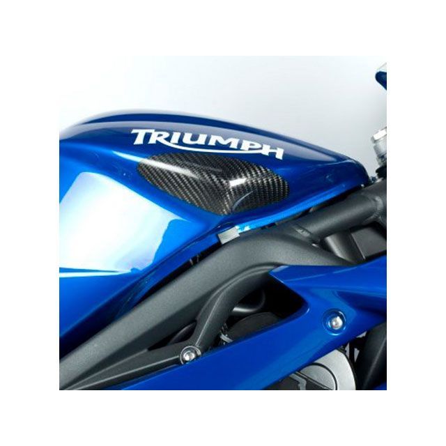 アールアンドジー Daytona675 Street Triple タンクガードスライダー カーボン R&amp;G_4