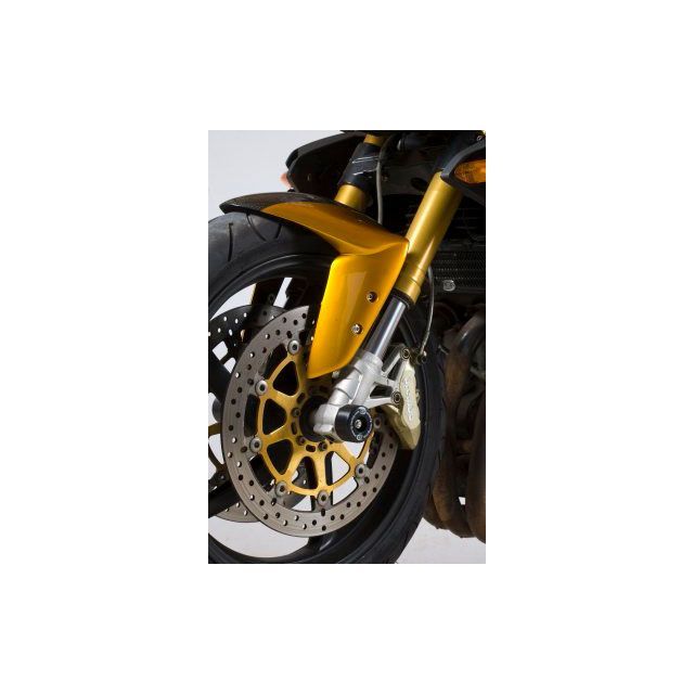 アールアンドジー 1130 Cafe Racer フォークプロテクター ブラック R&amp;G