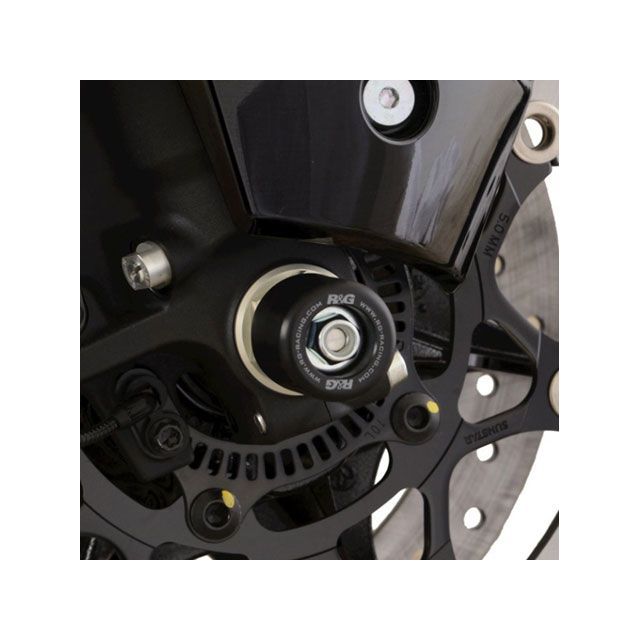 アールアンドジー GSX1300R隼 フォークプロテクター ブラック R&G バイク