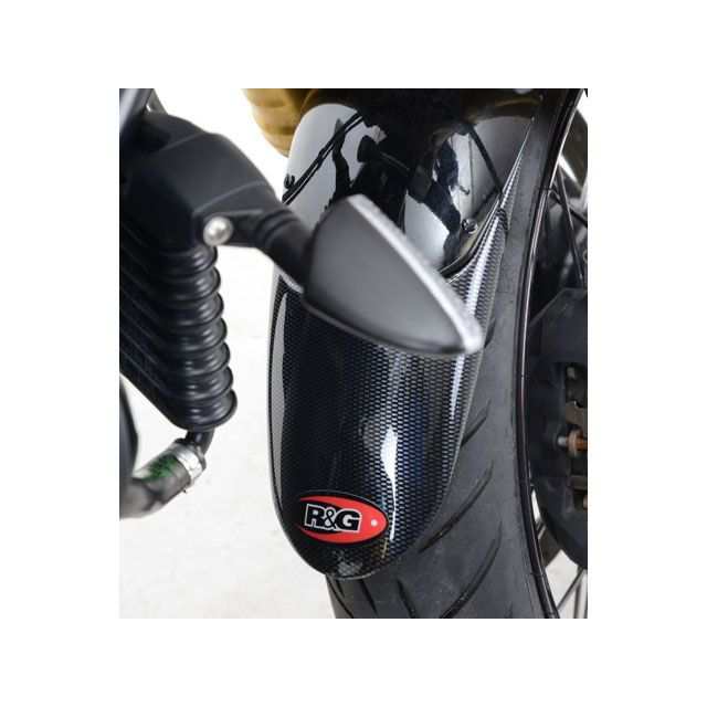 アールアンドジー ZEPHYR550 フロントフェンダーエクステンダー カーボン柄 R&G バイクの通販は