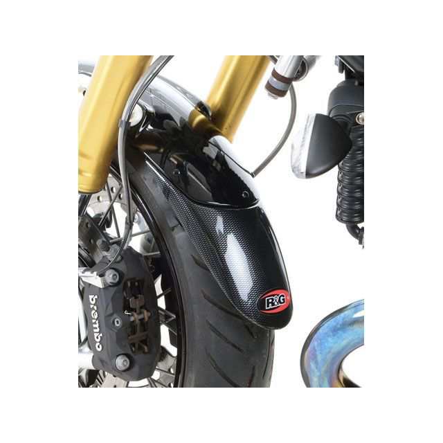アールアンドジー Speed Triple S/R フロントフェンダーエクステンダー カーボン柄 R&G バイクの通販は
