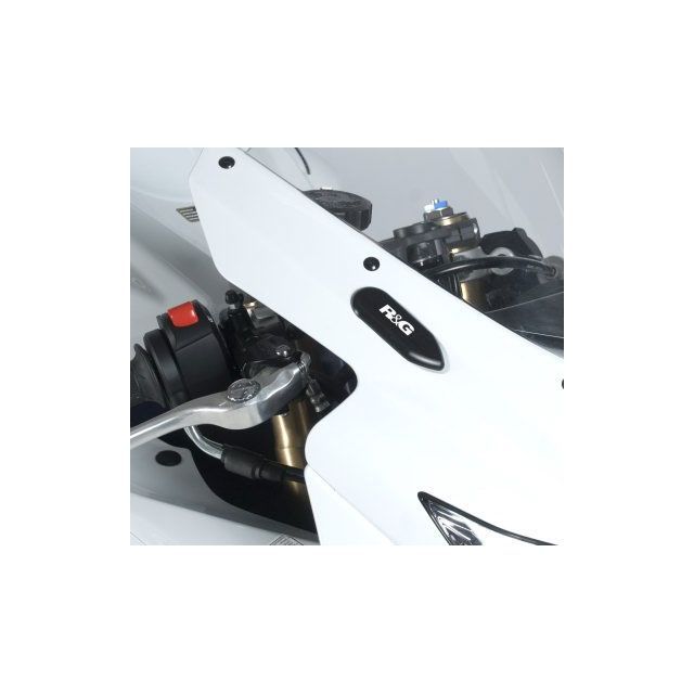 アールアンドジー GSX-R600/750 K6-L0 ミラーブランキングプレート ブラック R&G バイクの通販は 9,528円