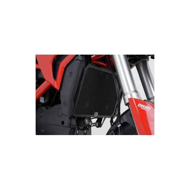 アールアンドジー Hypermotard821/Hyperstrada821 ラジエターガード レッド R&amp;G