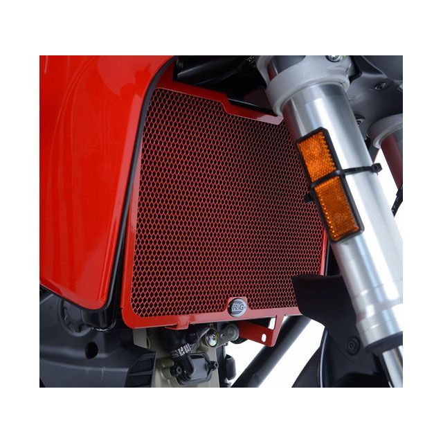 アールアンドジー 950Multistrada ラジエターガード レッド R&G