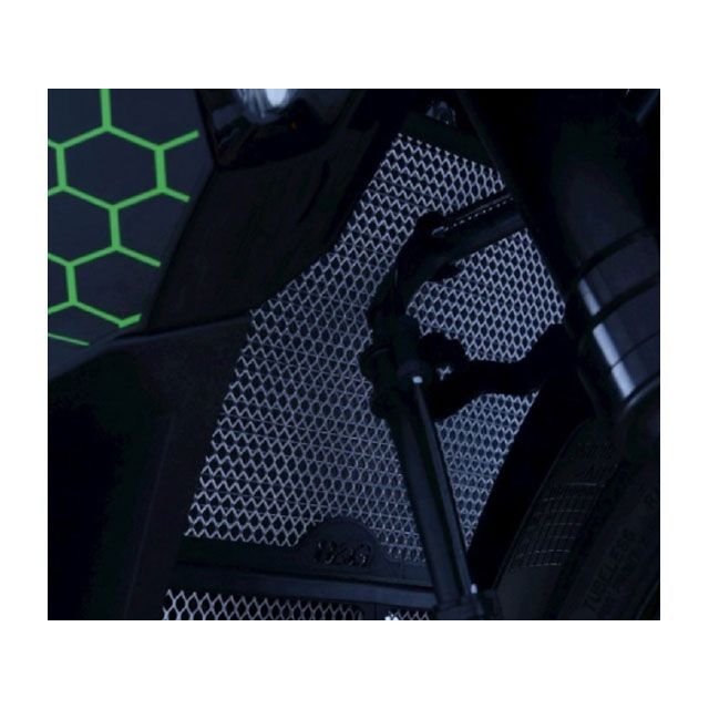 アールアンドジー ZX-25R ラジエターガード チタンカラー R&G