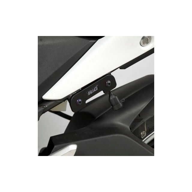 アールアンドジー CBR250R リアフットレストプレート ブラック R&G