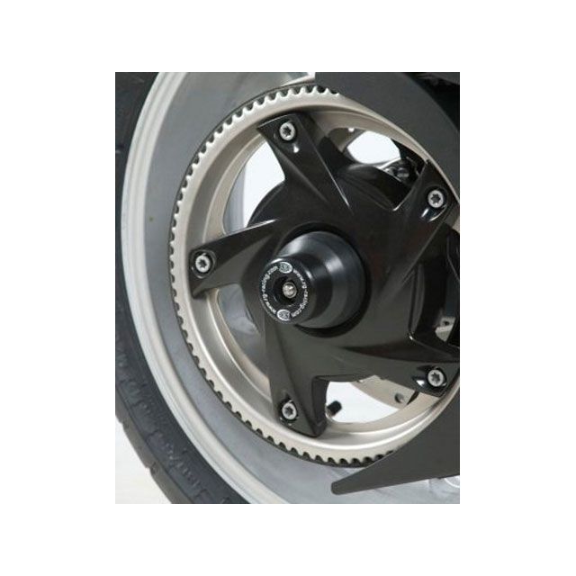 アールアンドジー F800ST /F800GT リアホイールスライダー ブラック R&amp;G