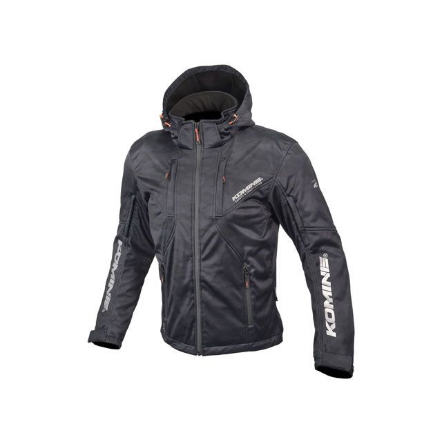 コミネ 2021-2022秋冬モデル JK-602 プロテクト ソフトシェルシステムパーカー（KOMINE ブラックカモ） サイズ WM KOMINE