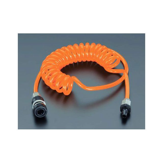 エスコ 5.0/8.0mmx10m ウレタンホース（カプラー付） ESCO
