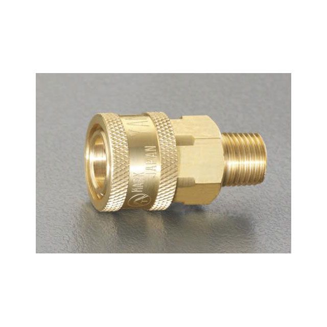 エスコ R 1・1/2”雄ねじカップリング（中圧用/真鍮） ESCO バイク 車 自動車 自転車の通販は