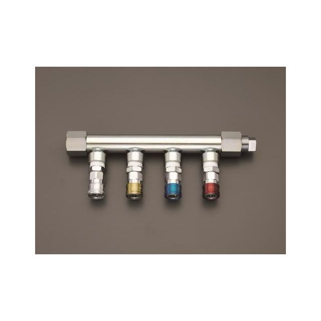 エスコ Rc 3/4”/4連 エアー配管分岐カップリング ESCO 9,576円