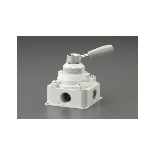 エスコ Rc3/8” 手動切替バルブ（4方向） ESCO