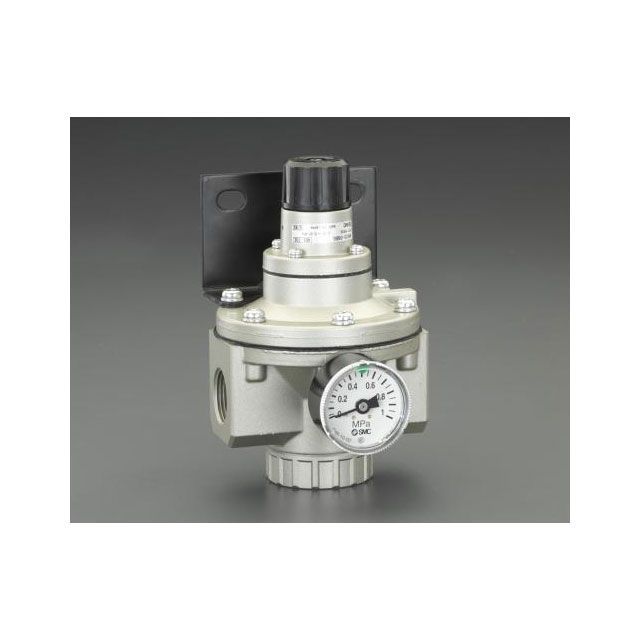 エスコ Rc 3/8” パイロット式エアーレギュレーター（ブラケット付） ESCO