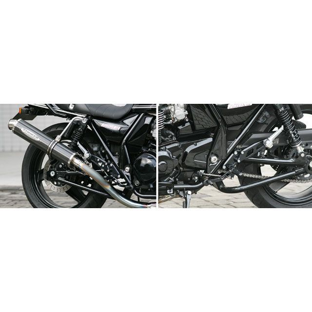 ストライカー ZRX400/II スペシャルステップキット DPS 1ポジション（ブラック） STRIKER_1