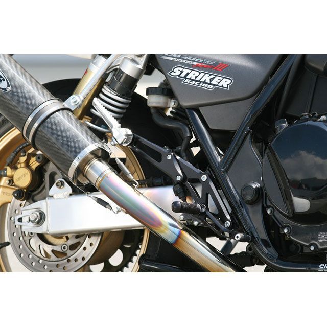 ストライカー CB400SF/SB REVO CB400SF VTEC/SPEC II/III/SB スペシャルステップキット 1ポジション（ブラッ…_1