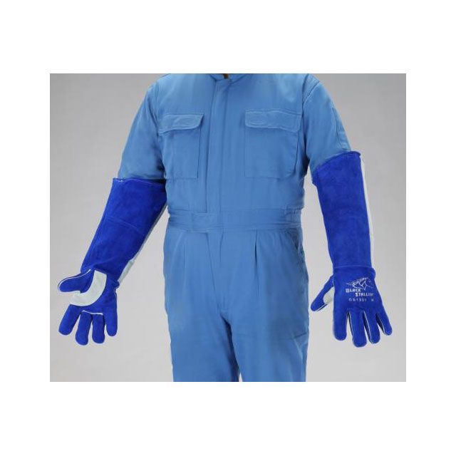 エスコ M 溶接用ロング革手袋（牛革） ESCO 6,447円