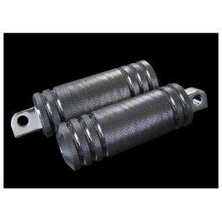 ネオファクトリー 汎用 アルミ5リブフットペグ ブラック 仕様 ラージ