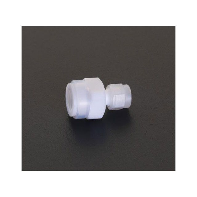 エスコ 10mmxRc1/2” コネクタ（雌ねじ/フッ素樹脂） ESCO バイク 車 自動車 自転車の通販は