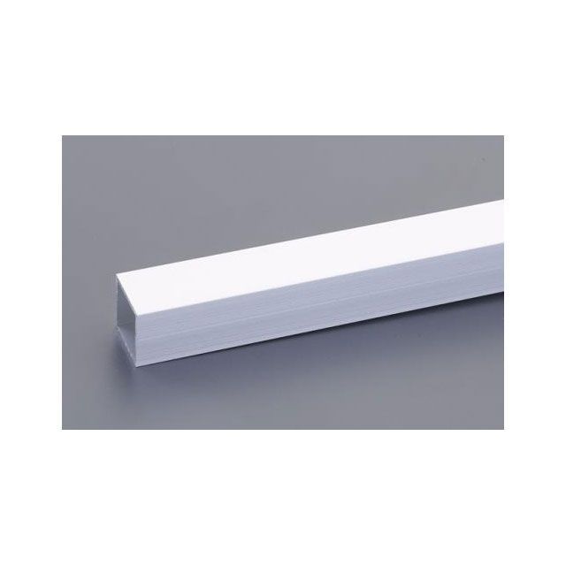 エスコ 20x20mmx1m アルミ角パイプ（シルバー/つや消/5本） ESCO