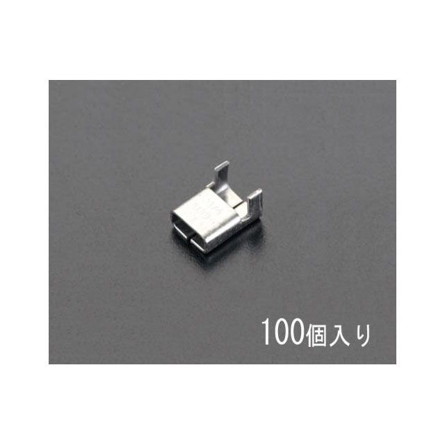 エスコ 1/4” バックル（201ステンレス製/100個） ESCO バイク 車 自動車 自転車の通販は
